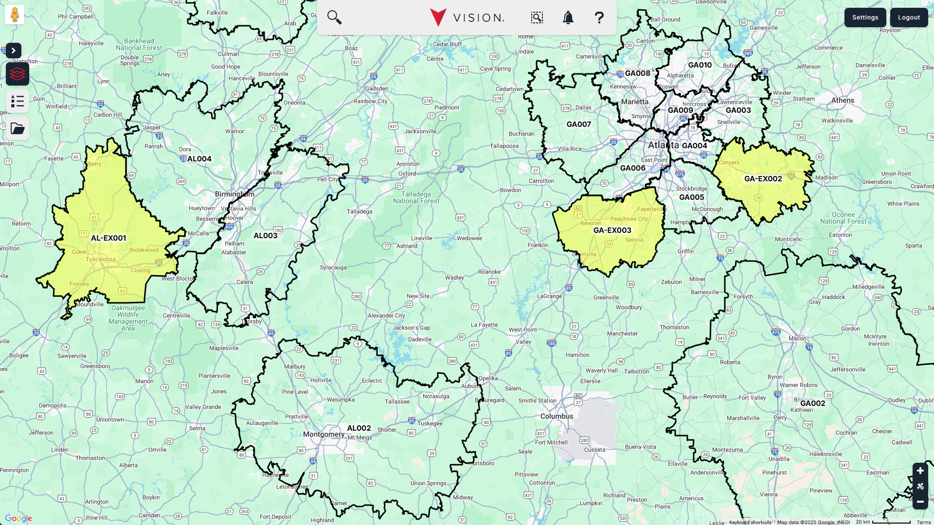 Territory Mapping After Image