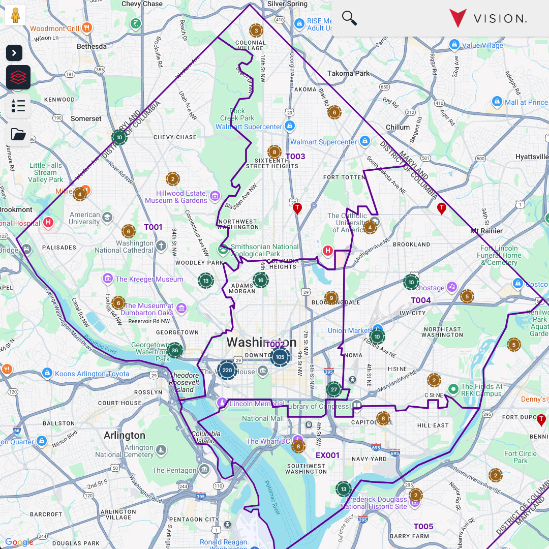Vision Platform - Pin All Locations Image