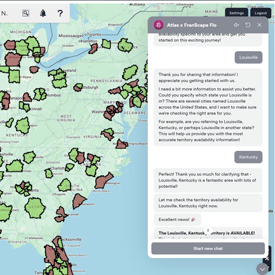 Territory Checker Chat Example 538x538
